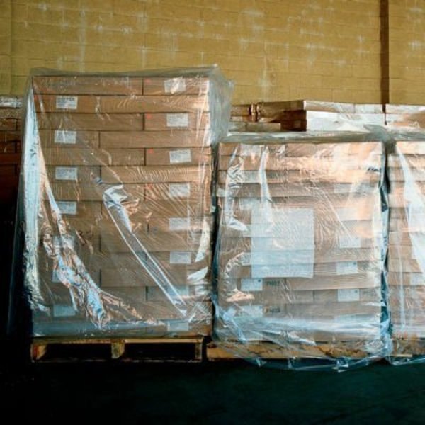 Lk Packaging LDPE Pallet Covers, 51"W x 49"D x 73"H, 2 Mil, Clear, 50/Pack 20G-514973